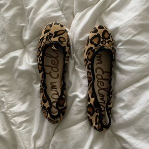 Sam Edelman leopard print ballet flats.